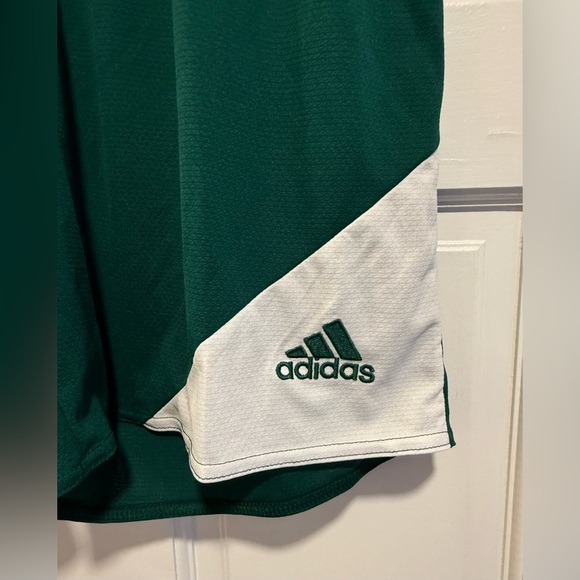 Mens Adidas Large Strike 13 Green Climalite Soccer Shorts NWT - Picture 4 of 7
